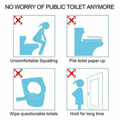 BIODEGRADABLE DISPOSABLE TOILET SEAT COVER (10 PCS)