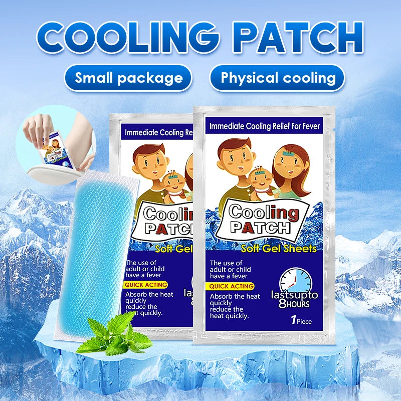 Cooling Migraine Relief Patch | Headache & Fever Temperature Control