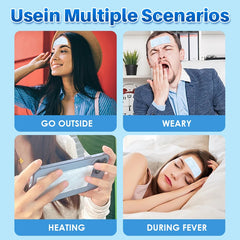 Cooling Migraine Relief Patch | Headache & Fever Temperature Control