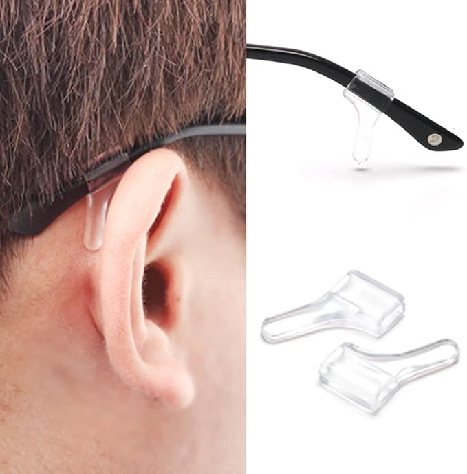 Transparent Anti Slip Glasses Silicone Grip