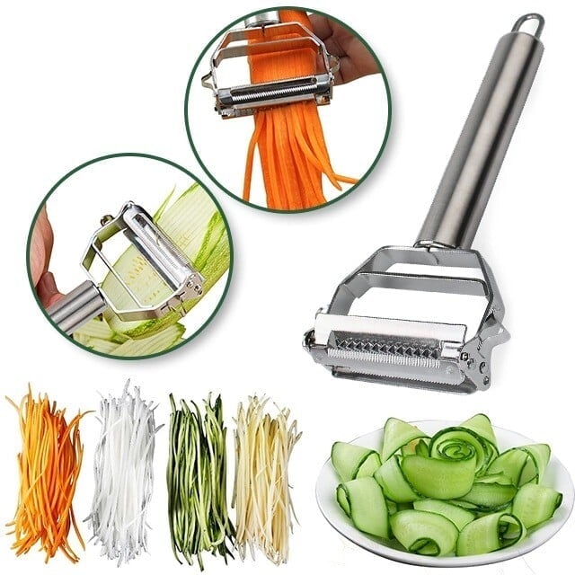 Stainless Steel Multi-Function Vegetable & Fruit Peeler Grater