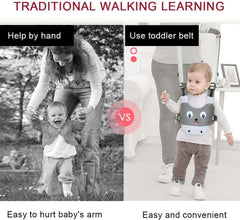 Handheld Learning Harness for Kids Adjustable Toddler Walking Safe Standing Baby