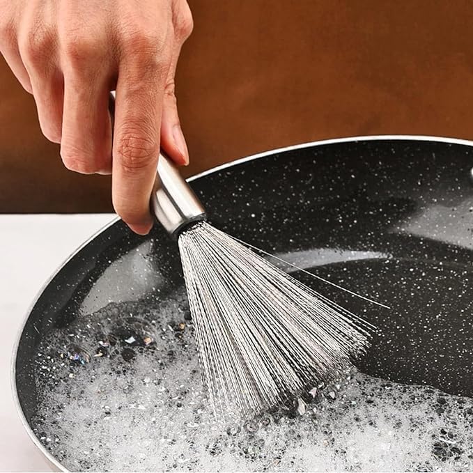 Stainless Steel Pot Brush Cleaning Brush