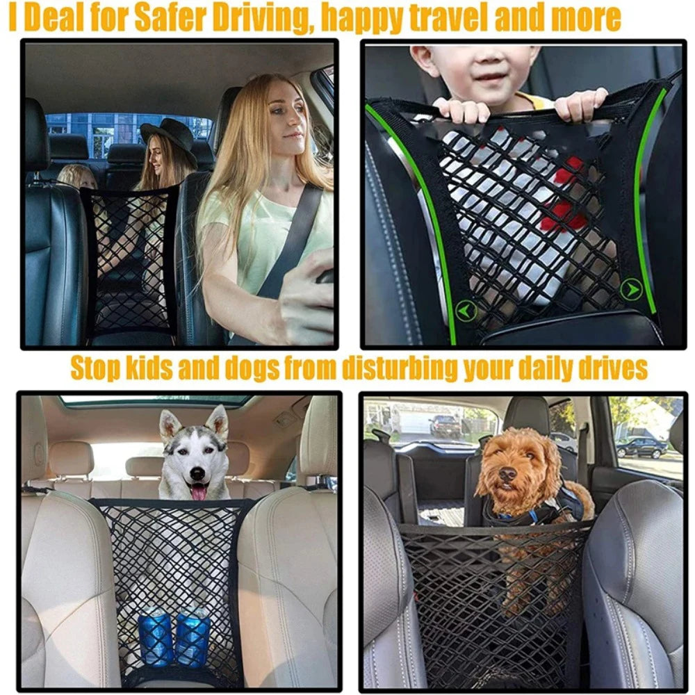 Multifunction Car Mesh Organizer