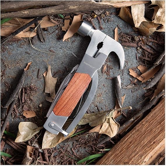14-in-1 Stainless Steel Multitool Hammer: Ultimate Camping & Survival Gear Kit