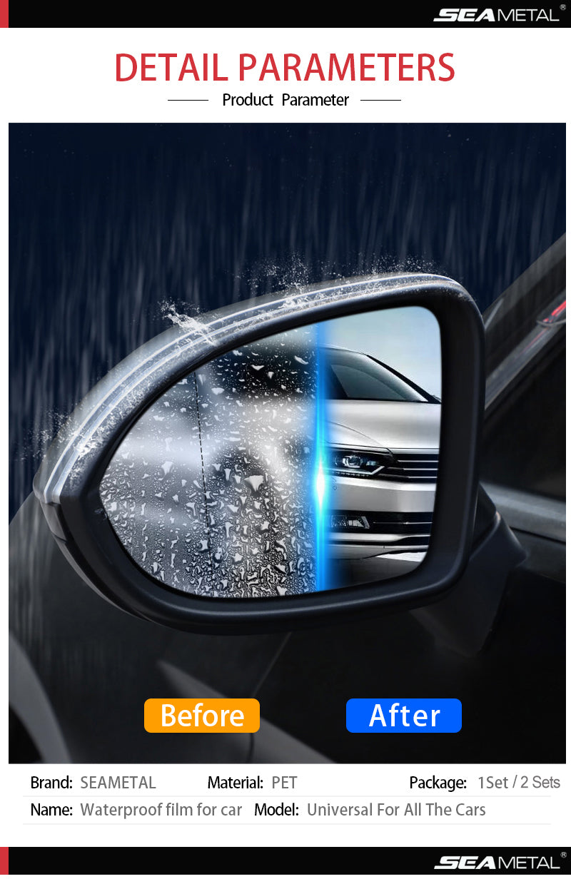 Anti Fog And Waterproof Car Mirror Sticker