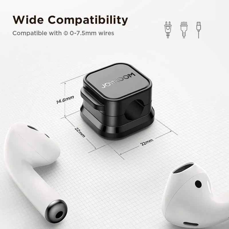Adjustable Magnetic Cable Clips ( 3 Pcs )