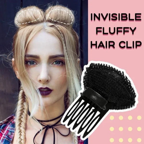Invisible Fluffy Hair Clip (Pack of 2)