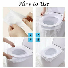 BIODEGRADABLE DISPOSABLE TOILET SEAT COVER (10 PCS)