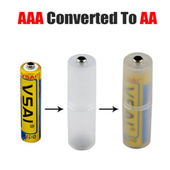 AAA To AA Size Cell Converter (Pack of 6)