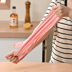 Dishwashing Gloves Extra Long Thick &Tear-Resistant
