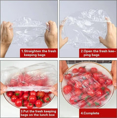 Food-Grade Disposable Plastic Wrap ( 100 Pieces )