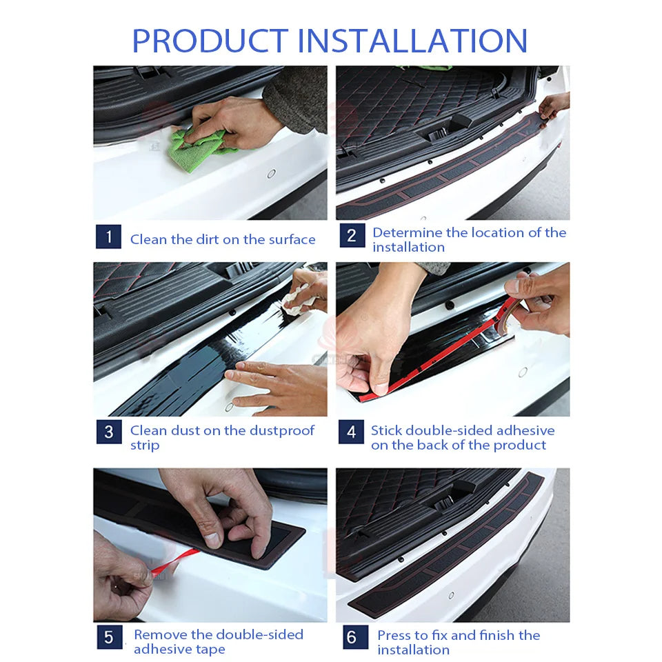 Car Rear Trunk Sill Bumper Guard