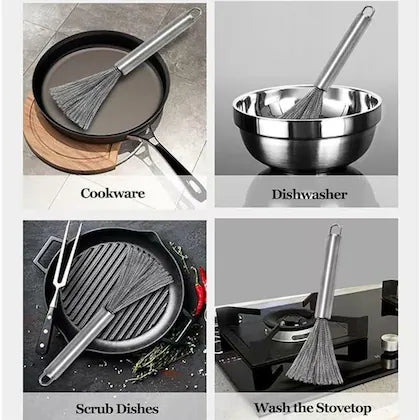 Stainless Steel Pot Brush Cleaning Brush